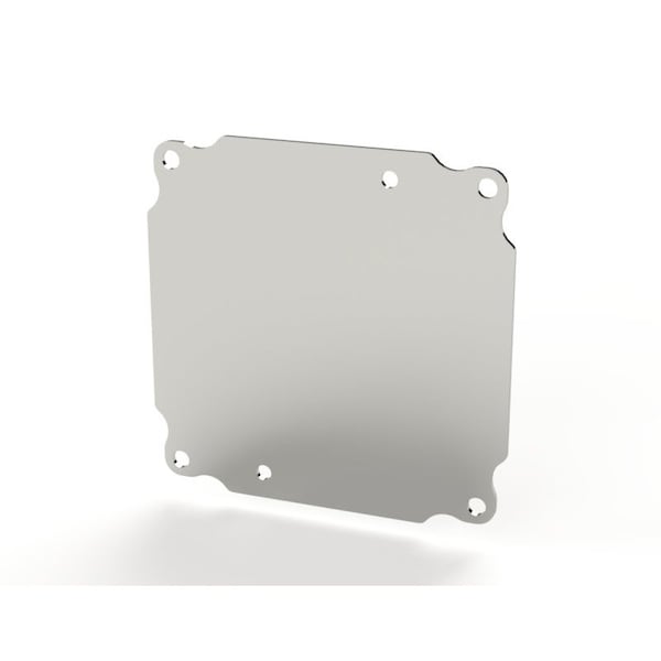 5 in H, 0.08 in D, 5 in W, Aluminum